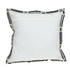 Black and White Abstract Stripes Throw Pillow